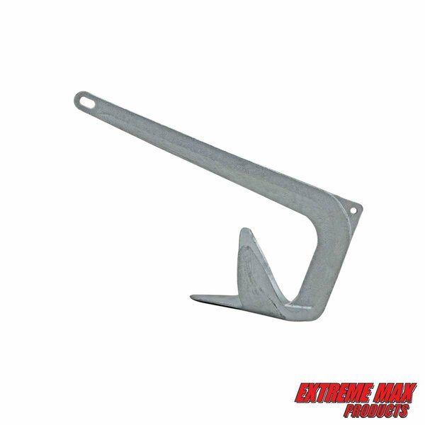 Extreme Max Extreme Max 3006.6539 BoatTector Galvanized Claw Anchor - 44 lbs. 3006.6539